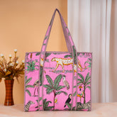 Stylish Tote Bag | Eco-Friendly Reusable Beach & Travel Tote | Fashionable Women’s Handbag with Print Design