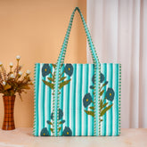 Stylish Tote Bag | Eco-Friendly Reusable Beach & Travel Tote | Fashionable Women’s Handbag with Print Design