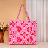 Stylish Tote Bag | Eco-Friendly Reusable Beach & Travel Tote | Fashionable Women’s Handbag with Print Design