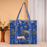 Stylish Tote Bag | Eco-Friendly Reusable Beach & Travel Tote | Fashionable Women’s Handbag with Print Design