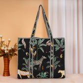 Stylish Tote Bag | Eco-Friendly Reusable Beach & Travel Tote | Fashionable Women’s Handbag with Print Design