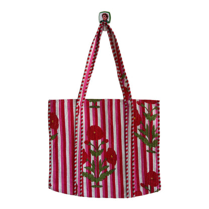 Stylish Tote Bag | Eco-Friendly Reusable Beach & Travel Tote | Fashionable Women’s Handbag with Print Design