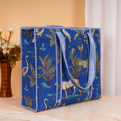 Stylish Tote Bag | Eco-Friendly Reusable Beach & Travel Tote | Fashionable Women’s Handbag with Print Design