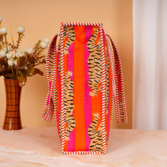 Stylish Tote Bag | Eco-Friendly Reusable Beach & Travel Tote | Fashionable Women’s Handbag with Print Design