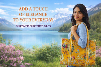 Stylish Tote Bag | Eco-Friendly Reusable Beach & Travel Tote | Fashionable Women’s Handbag with Print Design